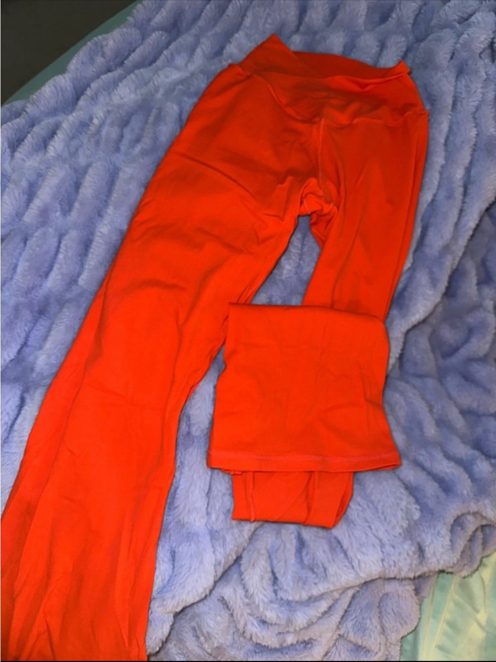 Women's Bright Red Leggings - Unbranded